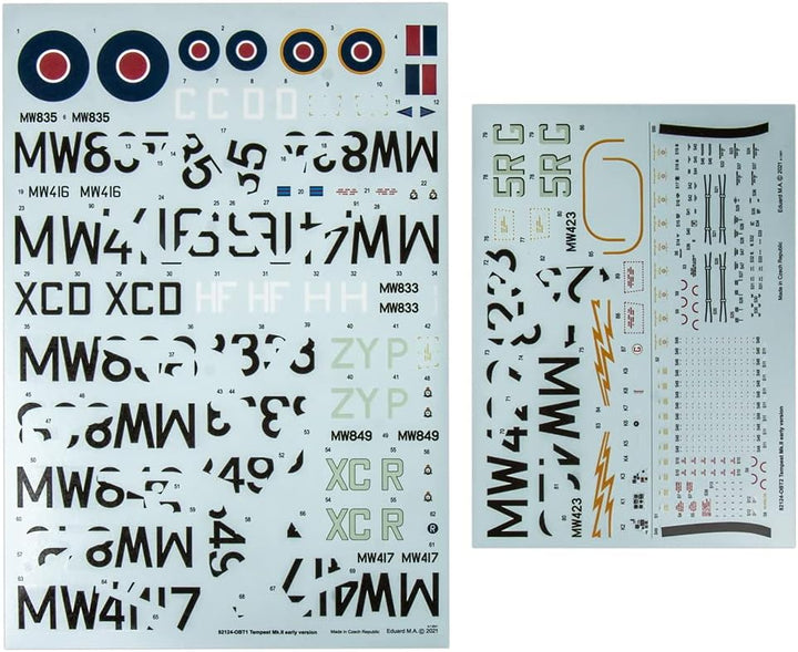 Eduard EDK82124 Plastikmodellbausatz unlackiert