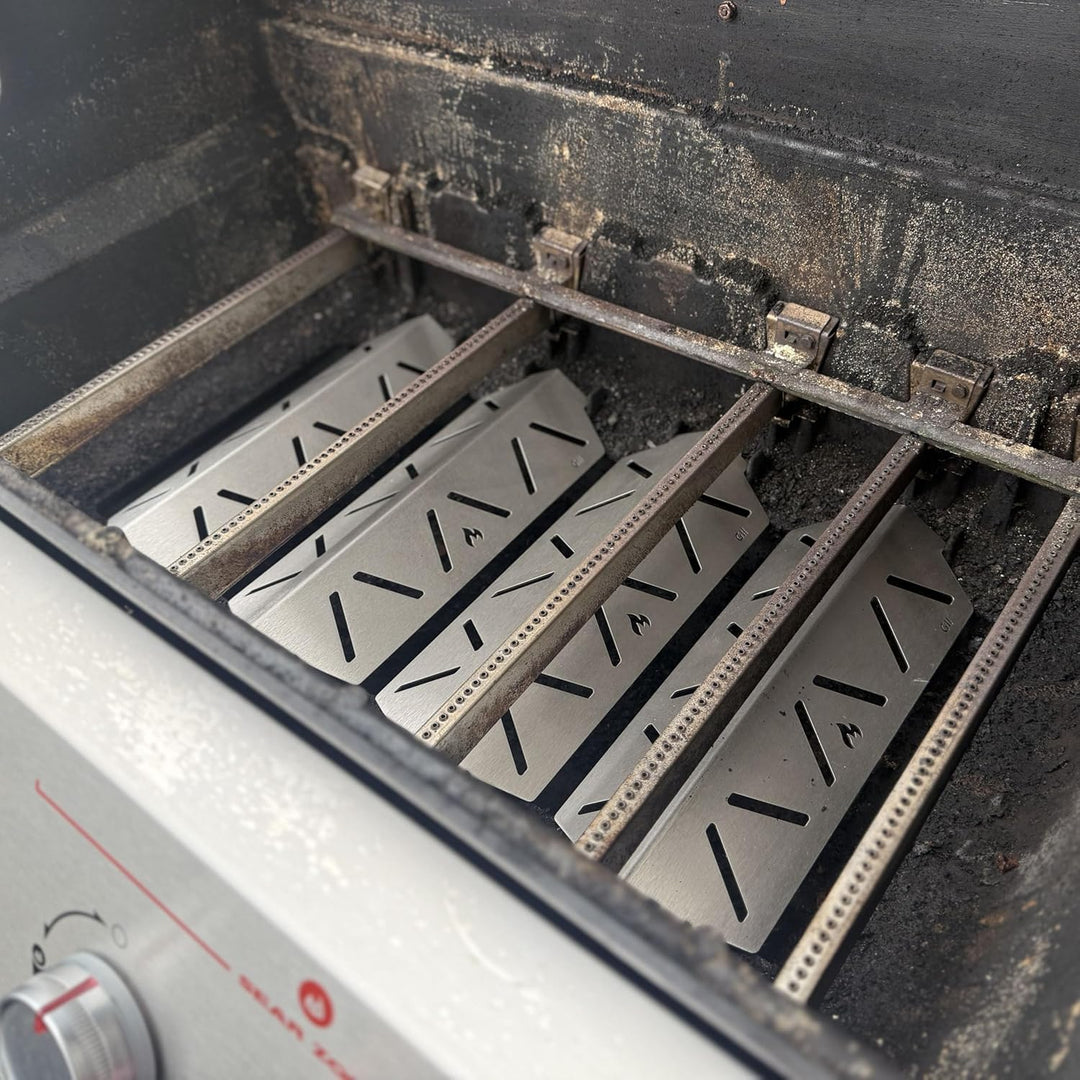 Grillrost.com Das Original Hitzereflektor für Weber Genesis II - mehr Hitze bei weniger Gasverbrauch