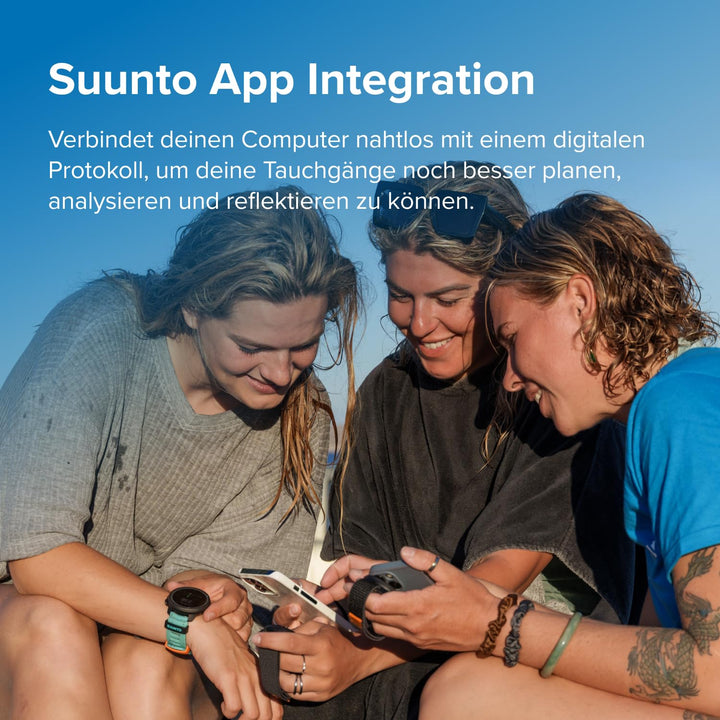 SUUNTO Nautic S Tauchcomputer, AMOLED-Touchscreen, wasserdicht bis 80 m | 60 Stunden Tauchzeit, inte