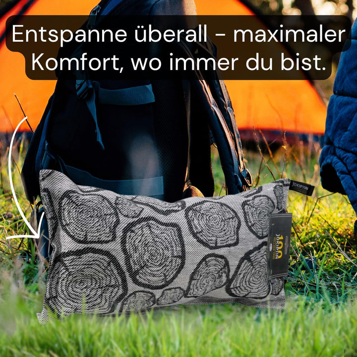 Jokipiin Premium Saunakissen 40 x 22 cm | 100% Made in Finland | ReisekissenLeinen Baumwolle