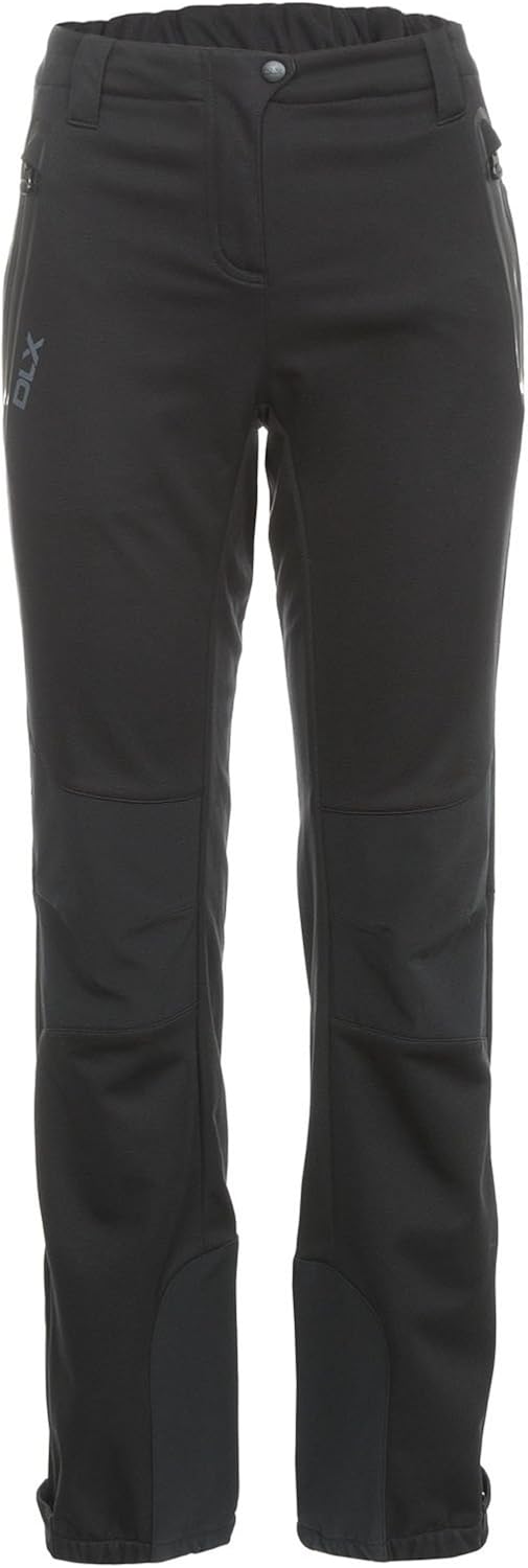 Trespass Damen Softshellhose Mit Seitenbelüftung Sola XXS Schwarz, XXS Schwarz