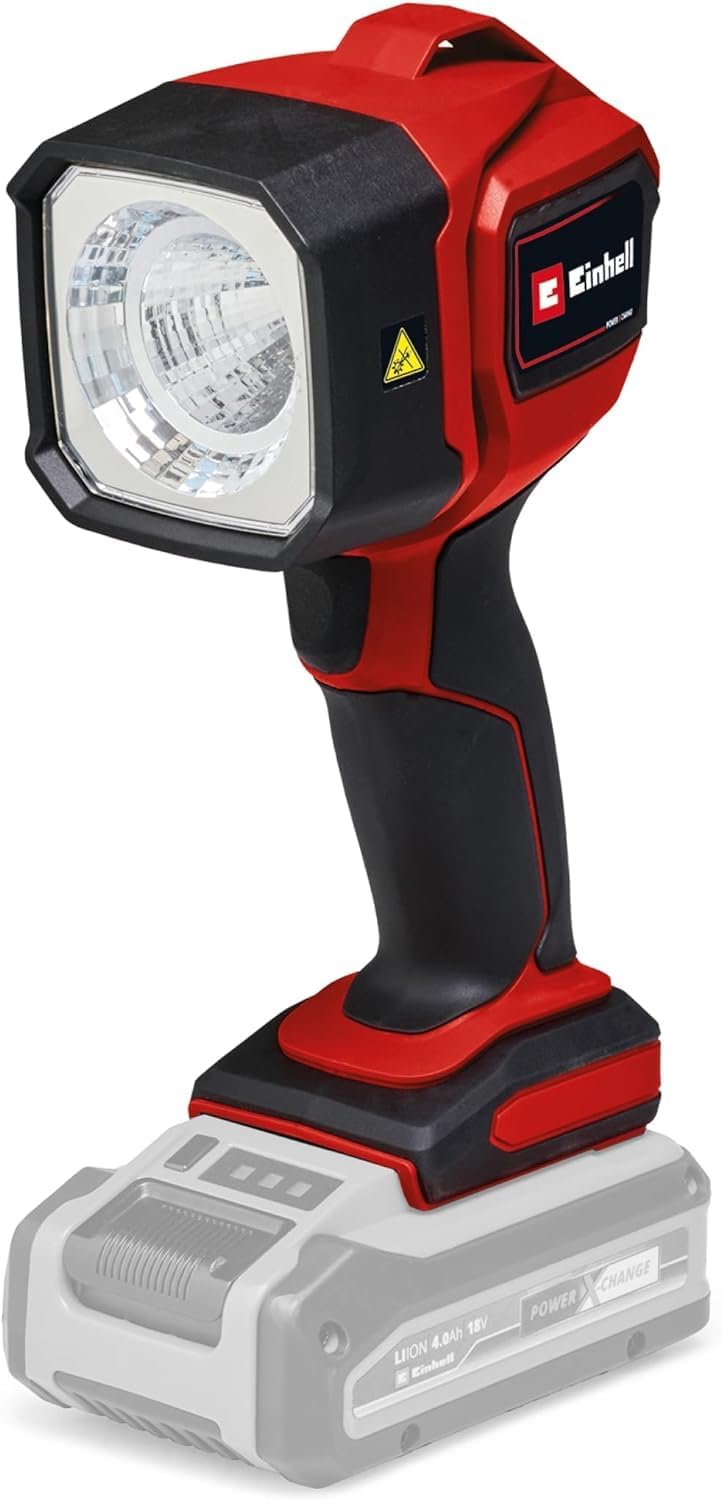 Einhell Akku-Lampe TC-CL 18/350 Li-Solo Power X-Change (18 V, 350 lm, 7000 K, 30 m Leuchtweite, schw