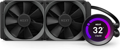 NZXT Kraken Z53 240 mm - RL-KRZ53-01 - AIO RGB CPU Liquid Cooler - Customizable LCD Display - Improv