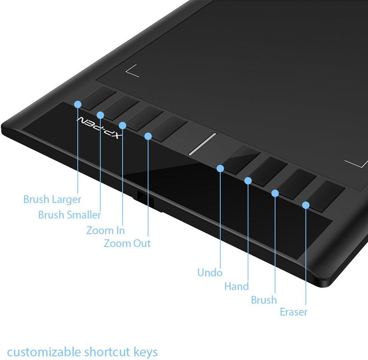 XP-PEN Star 03 V2 Grafiktablett, 10''x6 Zeichentablett, 8192 Druckstufen, 266RPS OSU Tablet, Zeichen