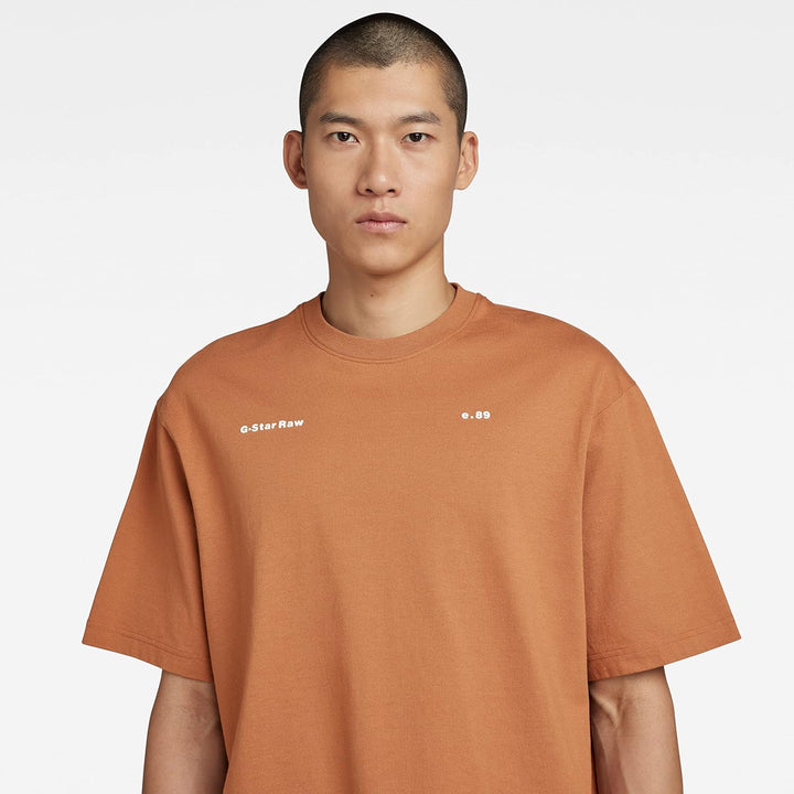 G-Star RAW Herren Unisex Boxy Base T-Shirts L Braun (Chipmunk D23218-c336-3886), L Braun (Chipmunk D