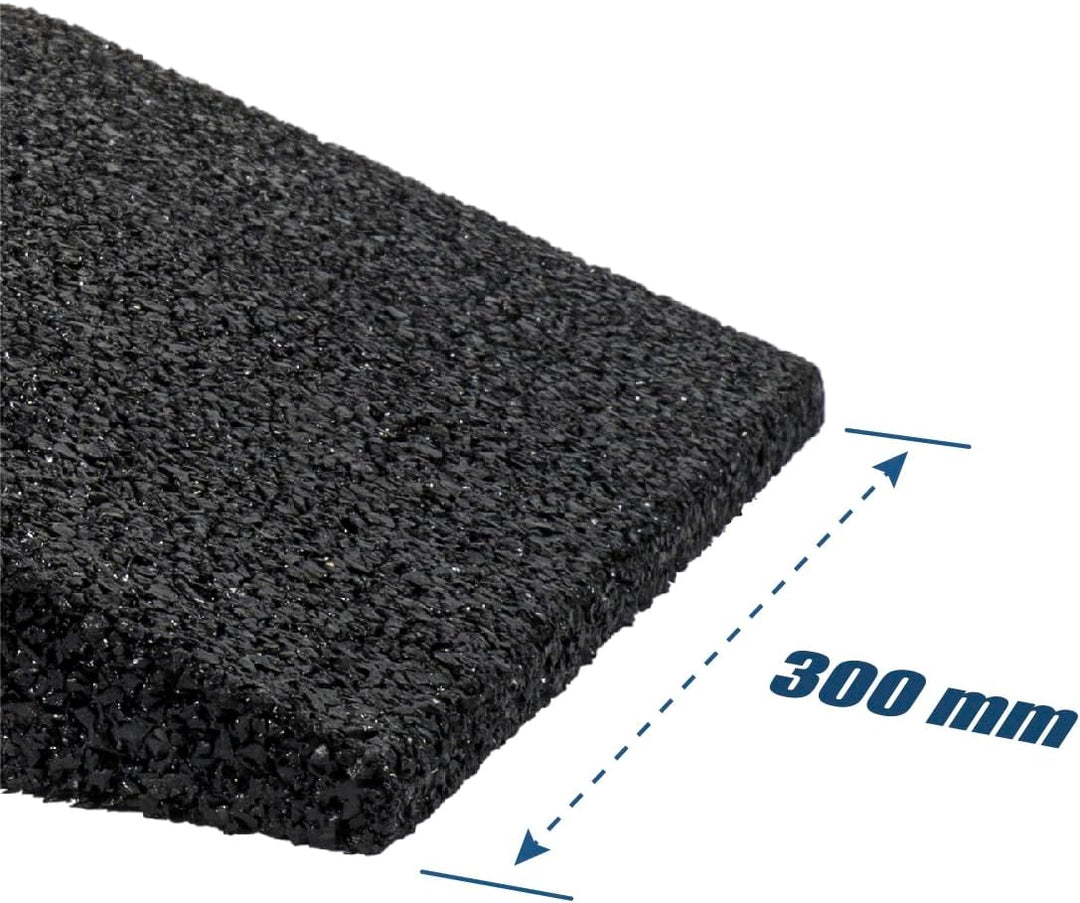 HASKYY 2X Reifenschuh Reifenschoner Reifenbett Reifenwiege aus Gummigranulat 300mm breit bis 285er R