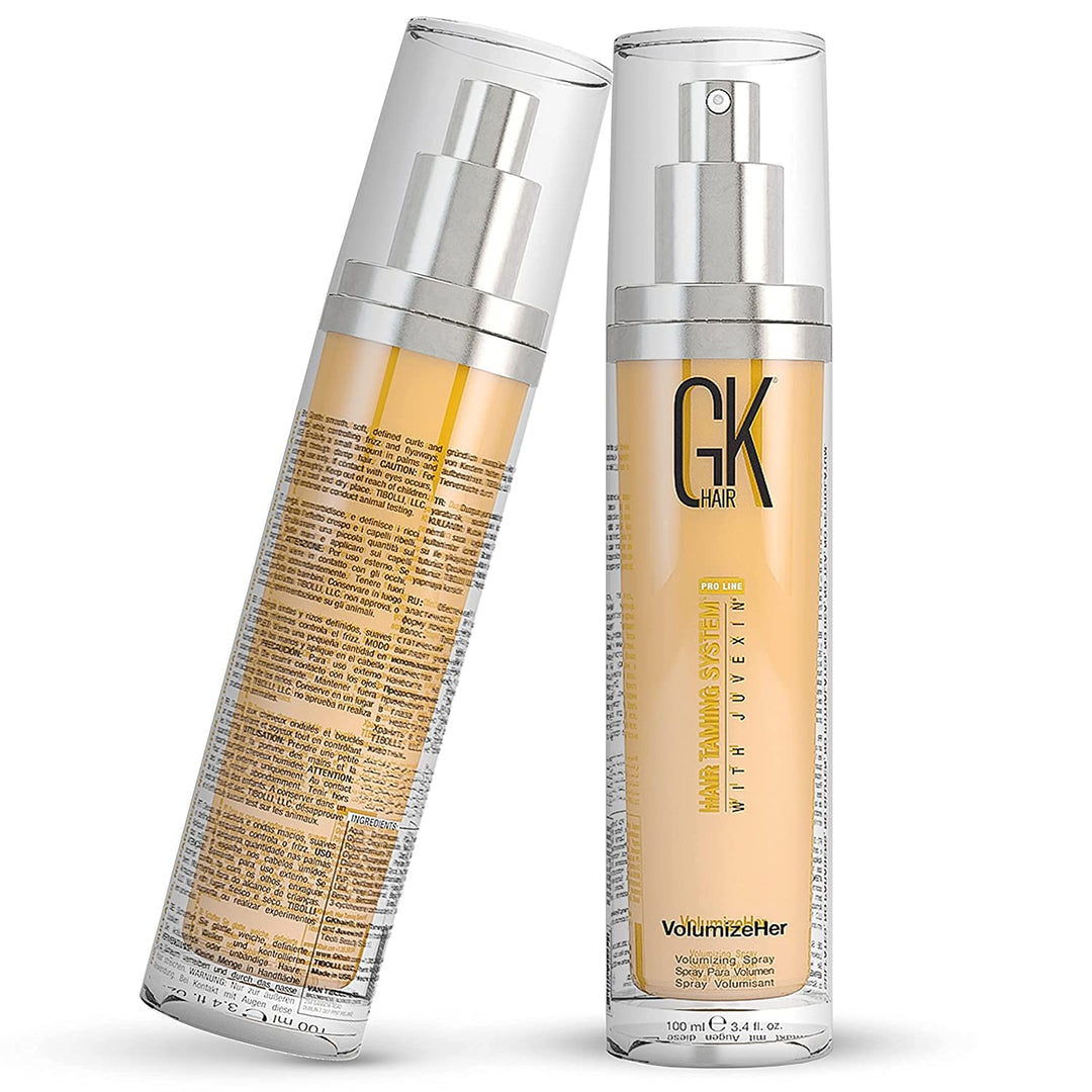 GK HAIR Global Keratin Volumizeher Spray (100ml/ 3.4 Fl Oz) Haarverdickungsspray für Frauen und Männ