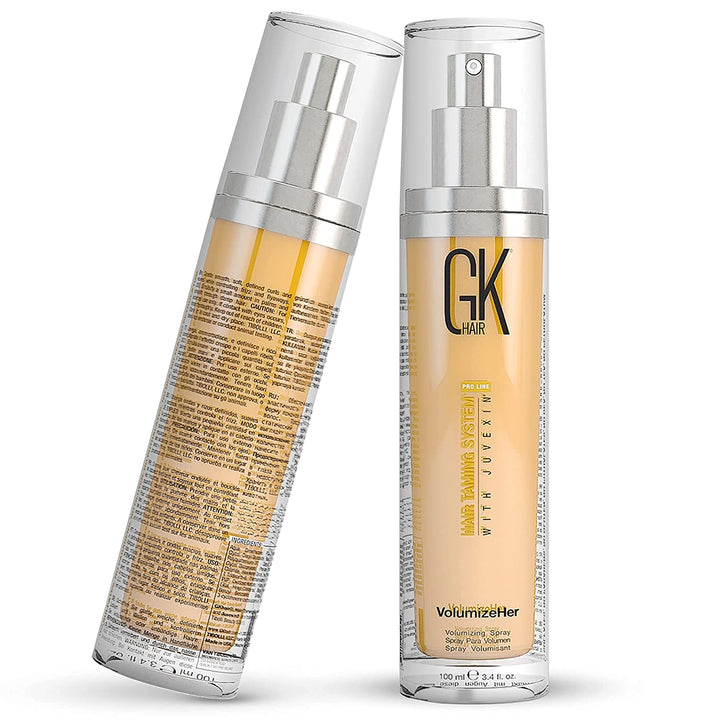 GK HAIR Global Keratin Volumizeher Spray (100ml/ 3.4 Fl Oz) Haarverdickungsspray für Frauen und Männ