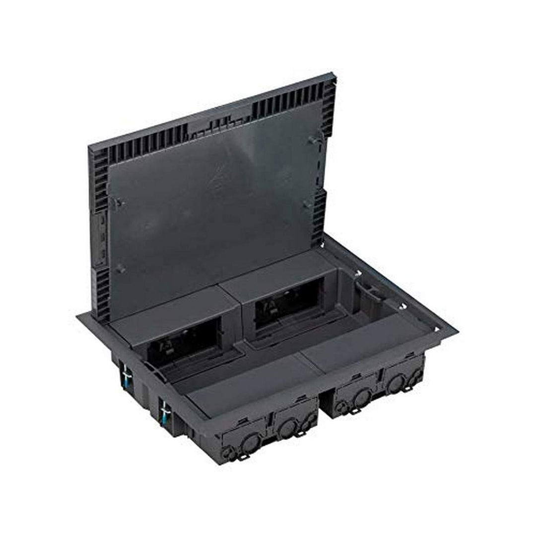SIMON KF400/1 – Box von Boden Spitze eckig für 8 K45 Mechanismen und 4 Medien Mechanismen K45