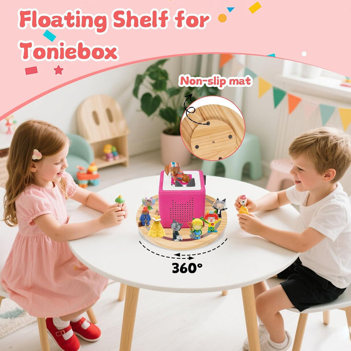 Gieanoo für Tonies Box Regal,Runde Tonie Aufbewahrung Regal Kompatibel mit Toniesbox 1 und Toniesbox