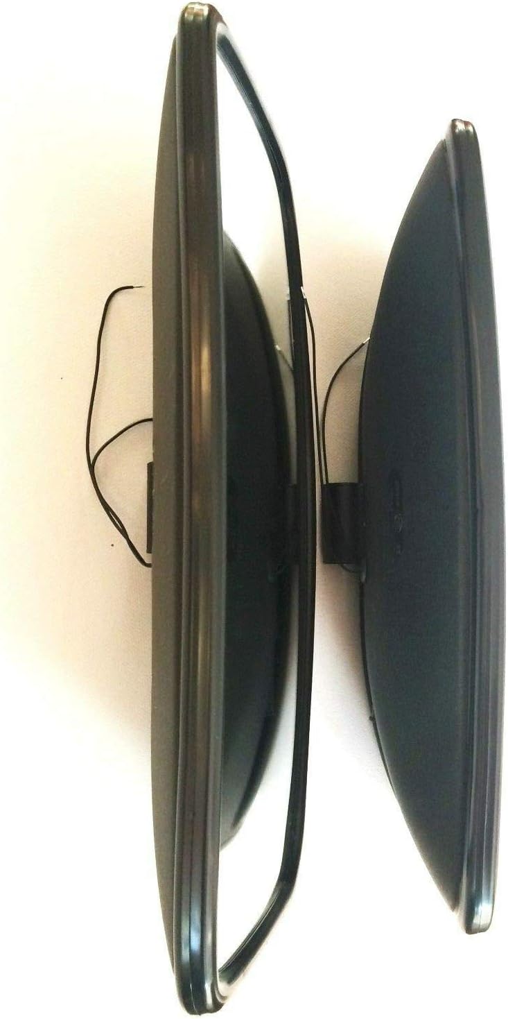 2x Seitenspiegel Beheizt 410x205mm Aussenspiegel Traktor ø15-30 Spiegelhalter SET