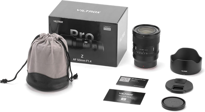 VILTROX 50mm F1.4 Pro Z Objektiv Vollformat Autofokus Lichtstarke Festbrennweite mit Hyper VCM Motor