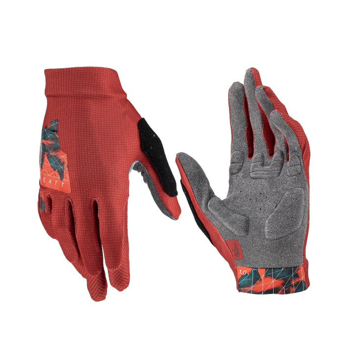 Leatt Men's MTB 1.0 Gloves (Padded Palm) S Lava, S Lava