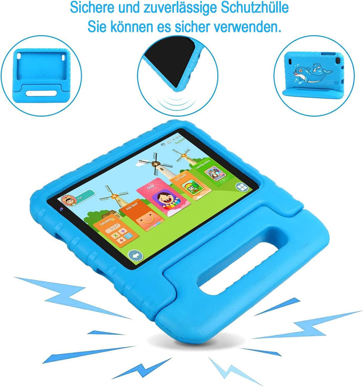AOCWEI Tablet Android 13 7-Zoll für, 7GB RAM 64GB ROM/TF 512GB, Elterliche Kontrolle, Bildung + Spie