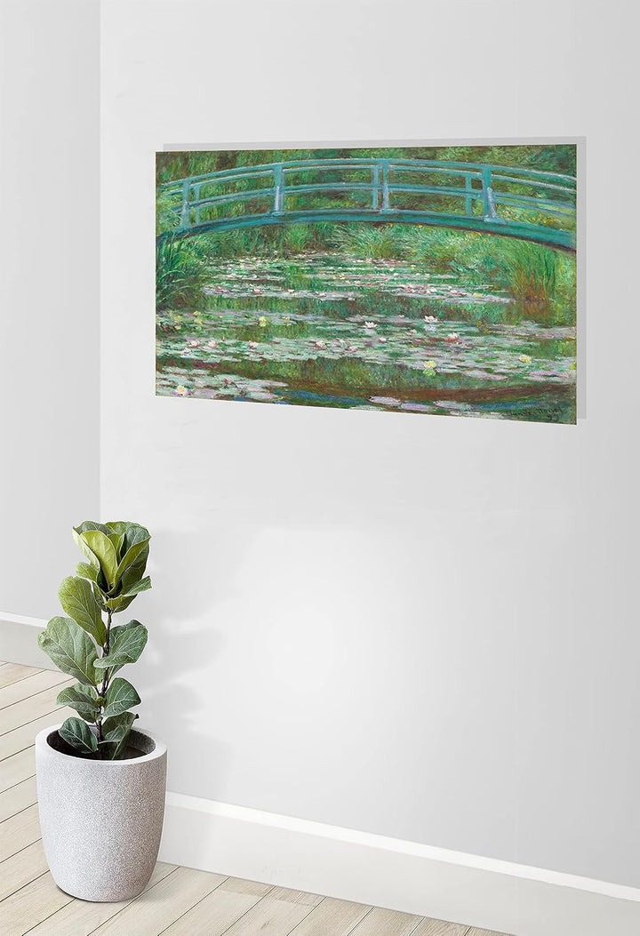 Claude Monet Kunstdruck auf Leinwand, gerahmt, Bürofotos, zum Aufhängen, Wohnzimmer, Wintergarten, P