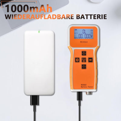 Batterie Innenwiderstandsmessgerät, Batteriespannungs Innenwiderstandsmessgerät 1uΩ~200Ω/0~±100VDC,