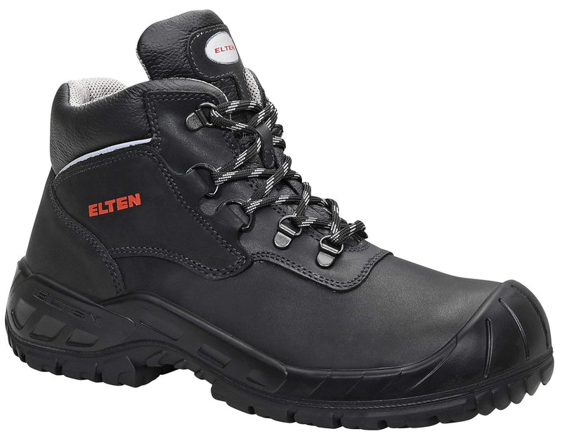 ELTEN Sicherheitsschuhe LUTZ S3 HI, Damen und Herren, Leder, Stahlkappe, leicht, robust, Schwarz, Gr