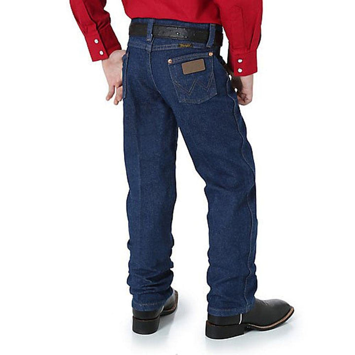 Wrangler Boys' Big 13mwz Cowboy Cut Original Fit Jean 2 Jahre Prewashed Indigo, 2 Jahre Prewashed In