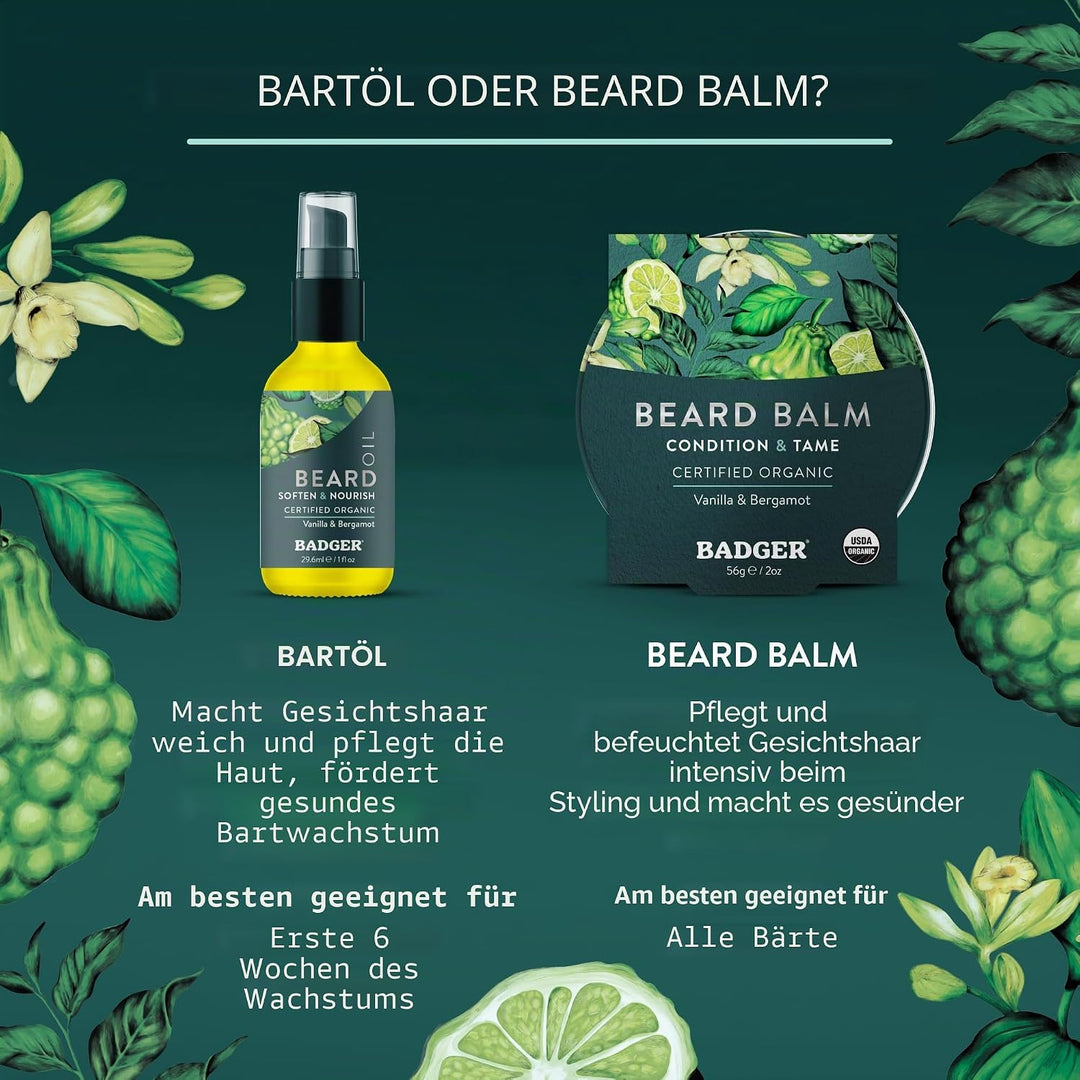 Badger Bart Balm, 56 g