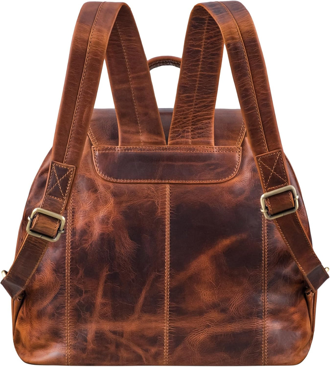 STILORD 'Larissa' Grosser Echt Leder Rucksack im Vintage Look - Stilsicher Unterwegs Sein Sesto - Co