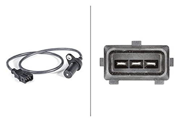HELLA 6PU 009 146-121 Impulsgeber, Kurbelwelle - 12V - 3-polig - Kabel: 615mm