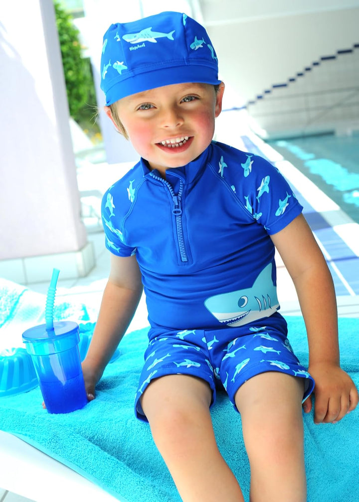 Playshoes Unisex Kinder Uv-Schutz Bade-Set zweiteilig Schwimmshirt Badeshorts Badebekleidung (1er Pa