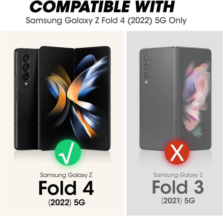 SupCase Hülle für Samsung Galaxy Z Fold 4 5G (2022), Bumper Case Robust Handyhülle Premium Schutzhül