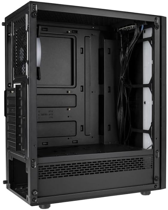 KOLINK Inspire K7 ARGB Midi-Tower PC-Gehäuse, Addressierbare RGB-Beleuchtung, Tempered Glass, schwar