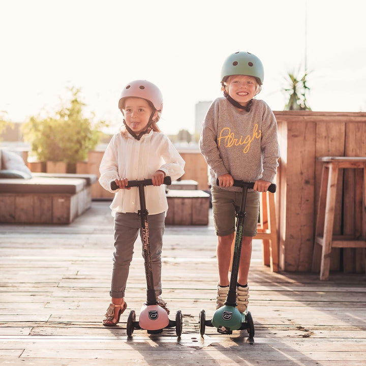 Scoot & Ride Highwaykick 3 LED Scooter Roller Kunststoff/Metall Forest, Masse: ca. 55cm x 15cm x 24c