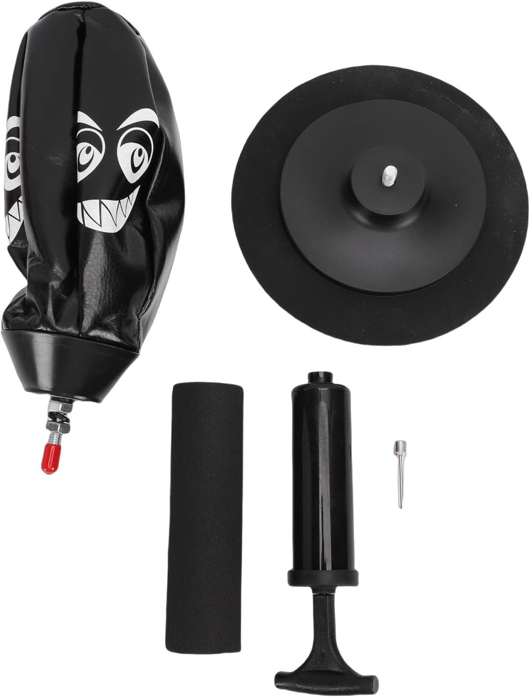 Desktop-Boxsack mit Saugnapfbasis, 18 cm, PU-Material, Lustiger, Entspannender Tisch-Boxball für Zuh