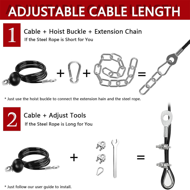 Favuit Kabelzug Fitness Kabel Latzug Unterarmtrainer Set, Gym Arm-Krafttraining Trizeps Seil Gewicht