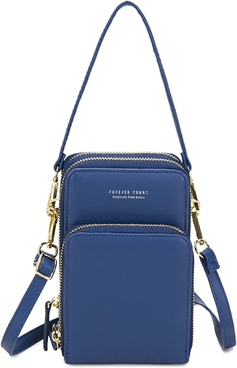 FANDARE Handy Umhängetasche Frauen Crossbody Tasche Schultertasche Damen Handy-Brieftasche Klein Han