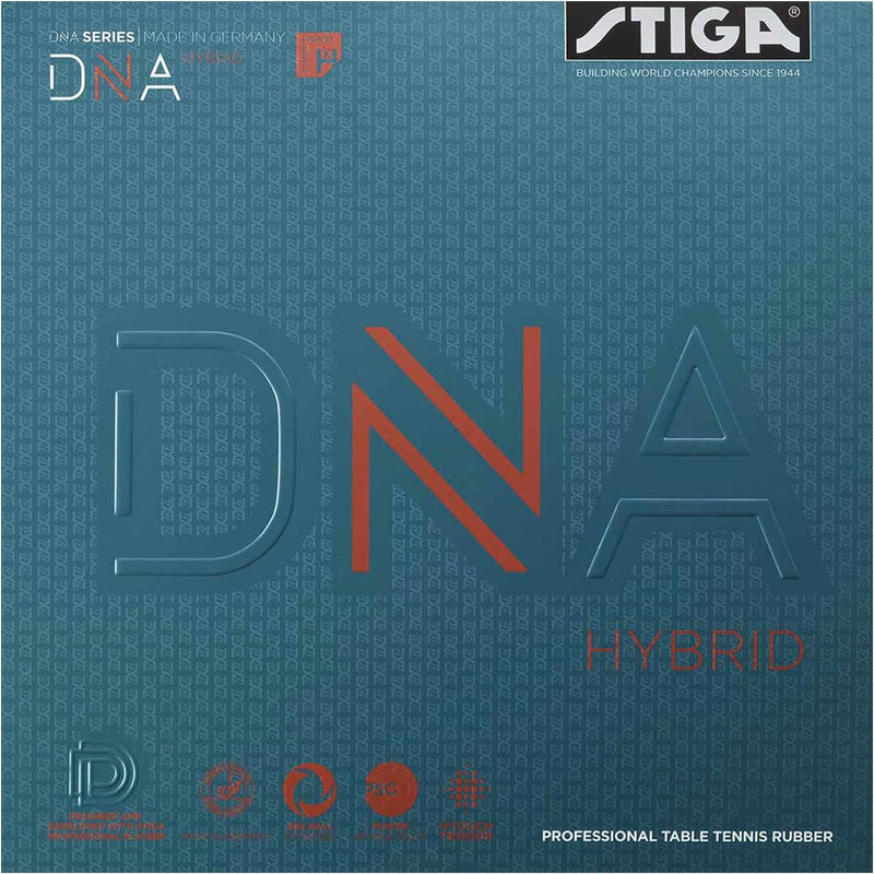 Stiga Tischtennisbelag DNA Hybrid XH mit 52,5 Grad Schwammhärte, Power Sponge Cells und H-Touch Tens