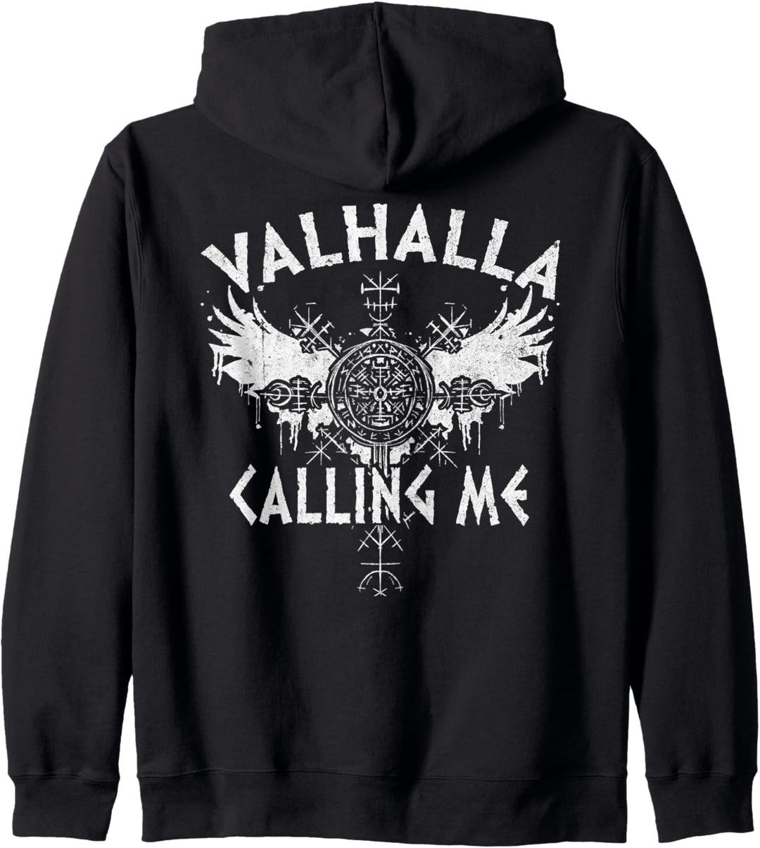 Valhalla Calling Me Viking Vegvisir Vikings Kapuzenjacke