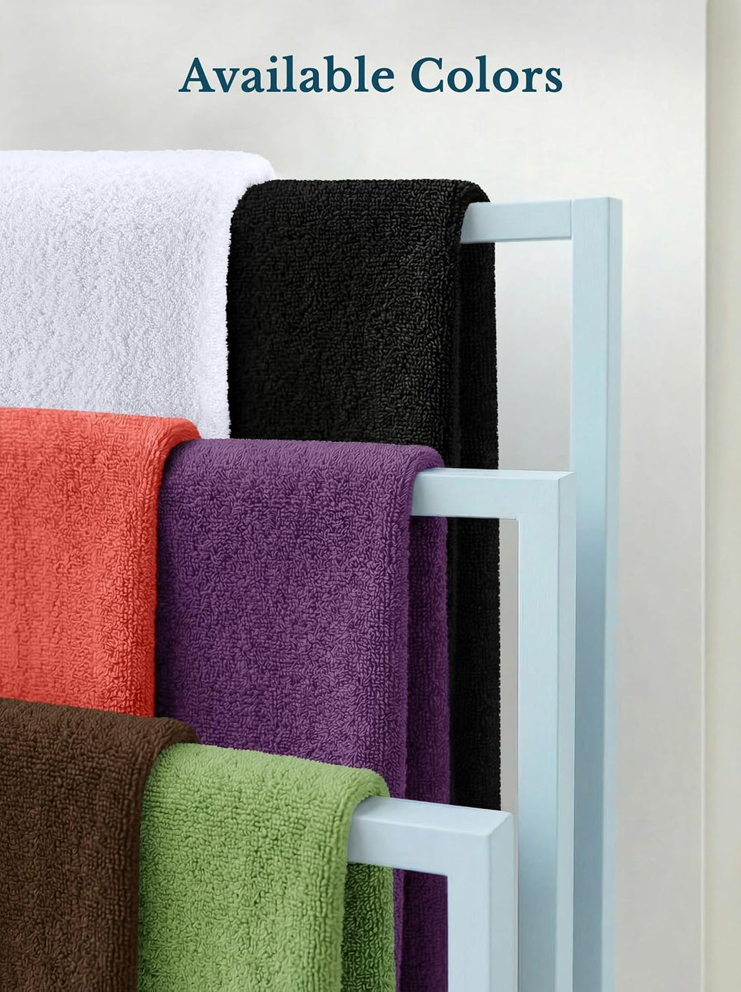 Utopia Towels - 4er-Pack Badetücher Set Premium 100% ringgesponnene Baumwolle 69 x 137 cm Handtücher