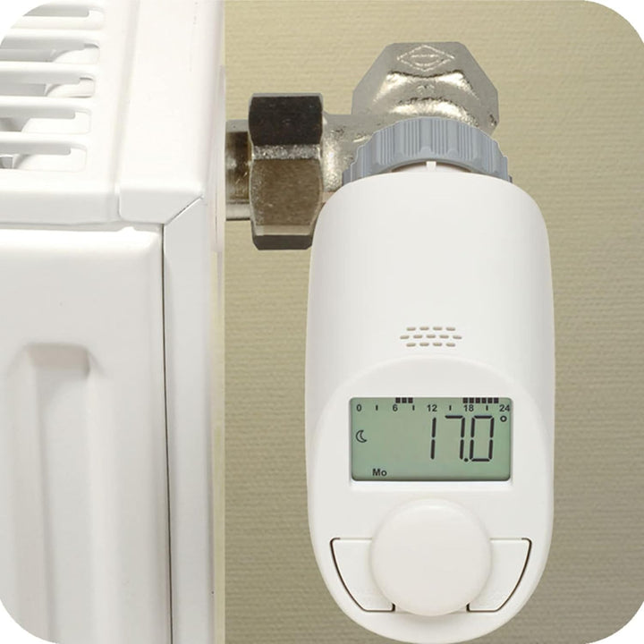 eqiva 3er-Set Model N Elektronik-Heizkörperthermostat mit Boost-Funktion…, 3er-Set