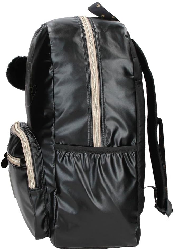 Disney Mickey Outline Schulrucksack für Laptop, 32 x 42 x 15 cm, Polyester, 20,16 L, Schwarz, Schulr