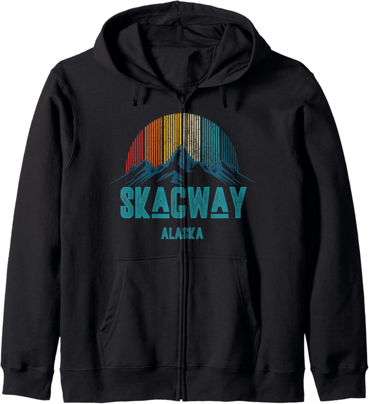 Skagway Alaska Souvenir Kapuzenjacke