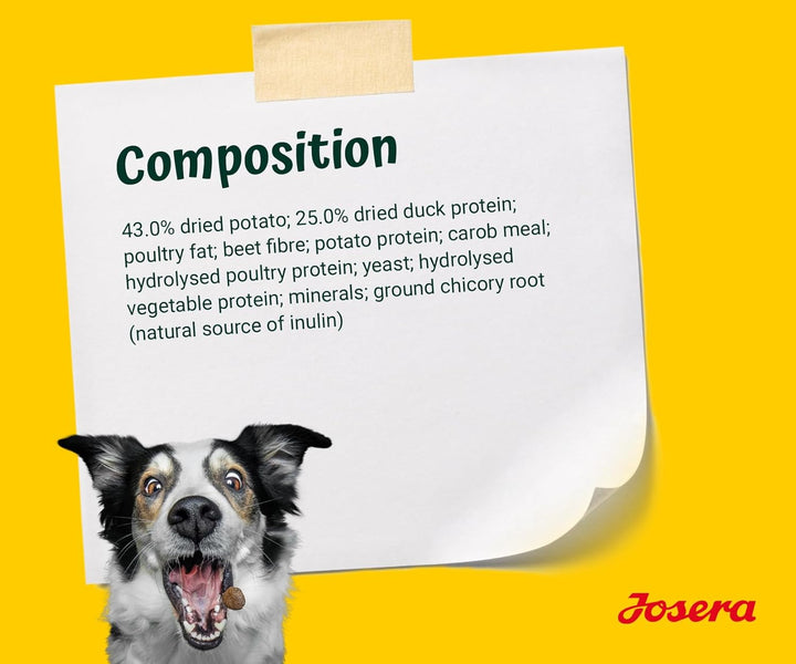 Josera Ente &amp; Kartoffel | 1 x 12,5 kg | Trockenfutter für Hunde | Getreidefrei | Für ausgewachsene H