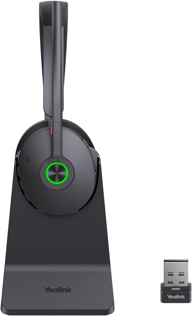 Yealink BH 74 Teams Headset inkl. Ladeständer – Bluetooth, Hybrid ANC, 32h Gesprächszeit, USB-C/A