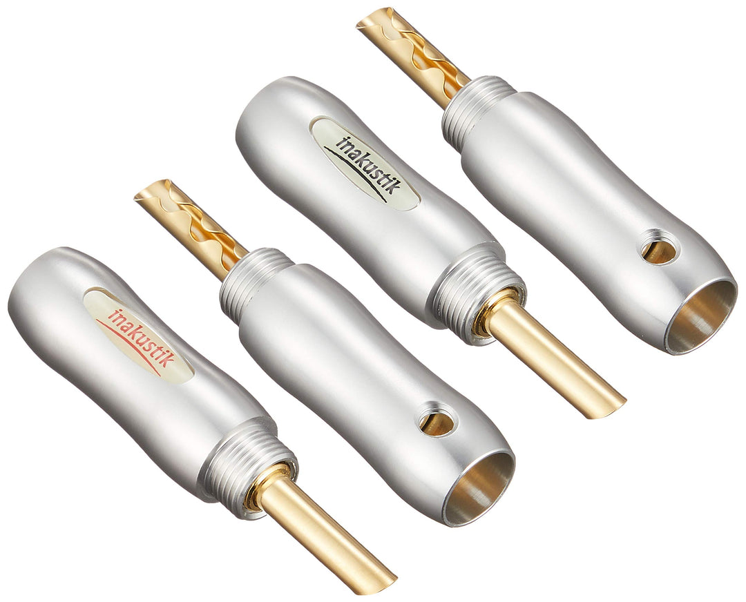 In-akustik Exzellenz Bananenstecker 4er Set