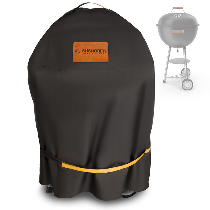 BUSHBOCK® Premium Cover Grillabdeckung für Kugelgrills mit Ø bis 62cm - u.a. für Weber 47/57cm - Abd