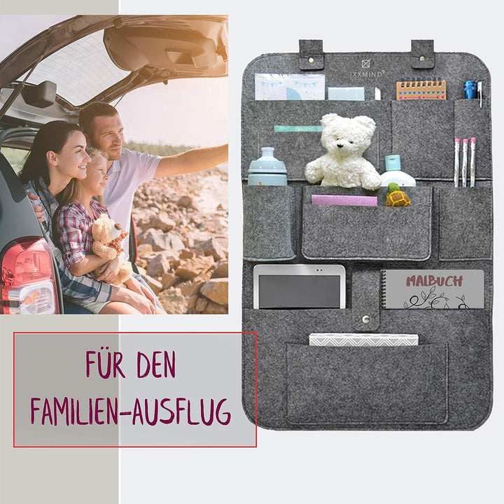 Ixxmind® auto organizer, autositz organizer, auto organizer kinder, autositz organizer, wohnmobil zu