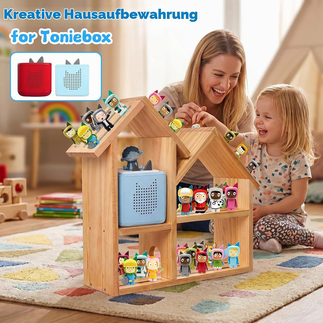 Gieanoo für Tonies Regal Kompatibel mit Toniebox 2/1, Magnetische Tonies Aufbewahrung für 30–40 Toni