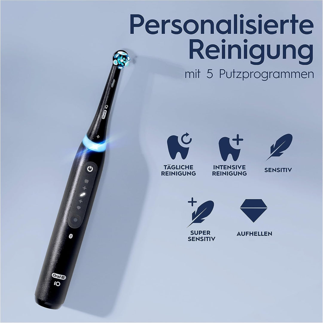 Oral-B iO Series 5 Plus Edition Elektrische Zahnbürste/Electric Toothbrush, PLUS 3 Aufsteckbürsten,