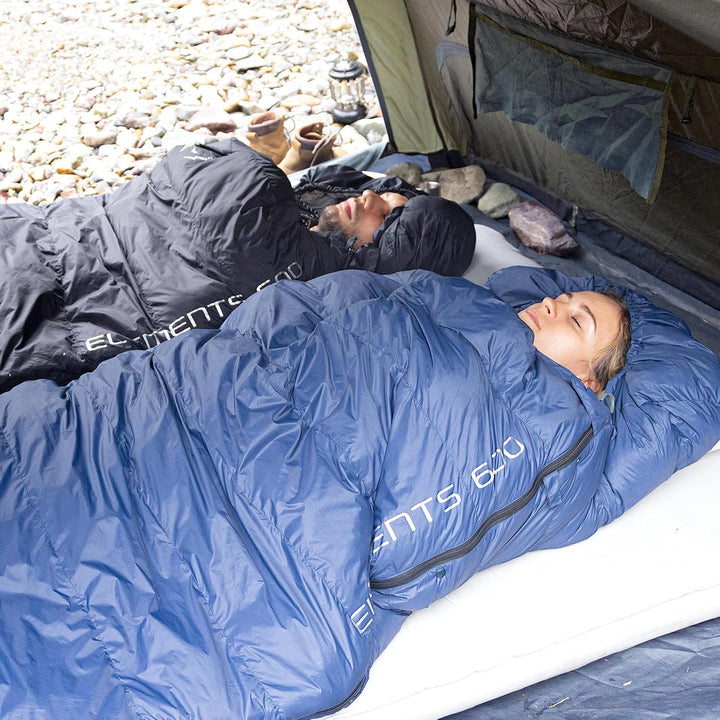 ATEPA Ultraleichter Daunenschlafsack 650/700FP, 3-Jahreszeiten (12°C / 6°C / -1°C), Leicht &amp; Kompakt