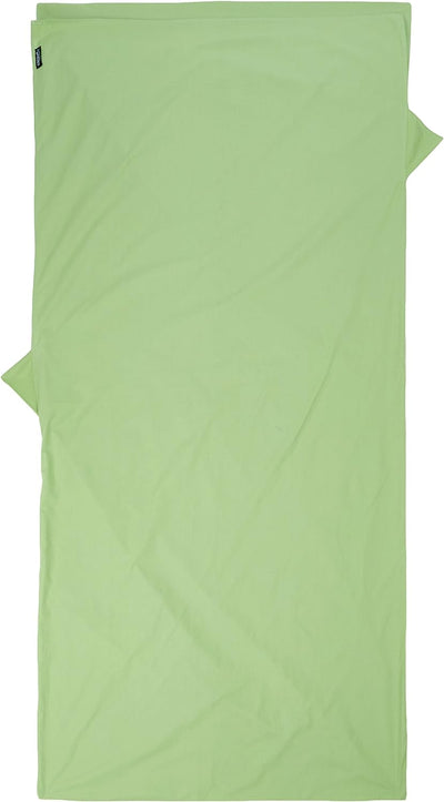 Cocoon Bio Baumwollschlafsack Travel Sheet - Organic Cotton forest shade green Rechteck, forest shad