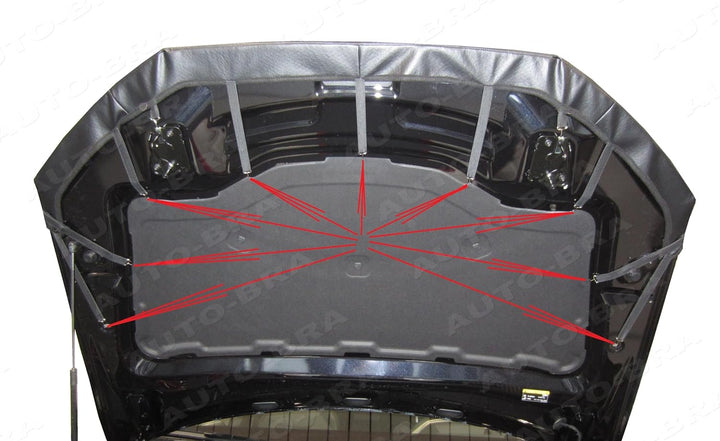 AB3-00505 Auto Bra kompatibel mit Audi Q7 4M Bj. ab 2015 Haubenbra Steinschlagschutz Tuning Bonnet B