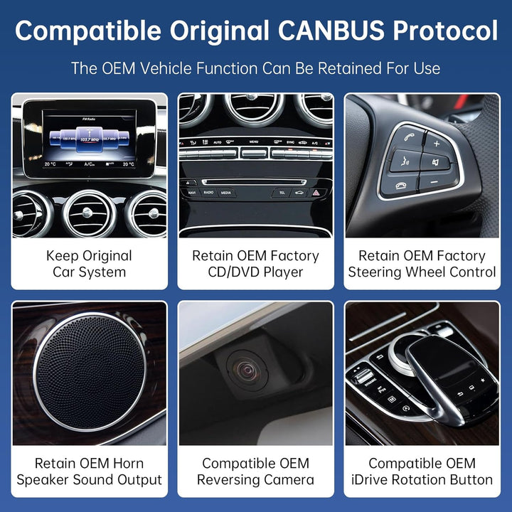 Road Top 12.3 Zoll Ultra-schmal Carplay Radio Touchscreen für Mercedes Benz A/C/V Klasse GLA CLA W17