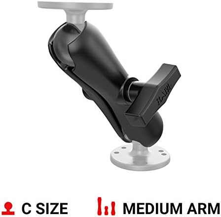 Double Socket Arm for 1.5 Ball